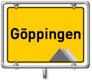 Ortsschild Göppingen